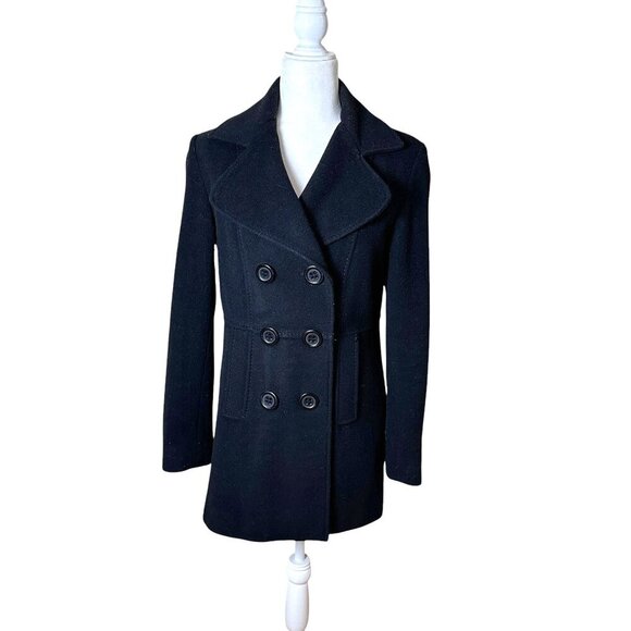 ESPRIT Outerwear Wool Double Breasted Coat Jacket Size Small - Picture 1 of 16